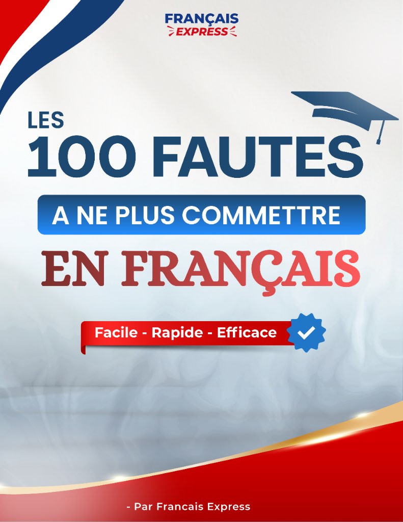 Couverture du cours Les 100 fautes en français